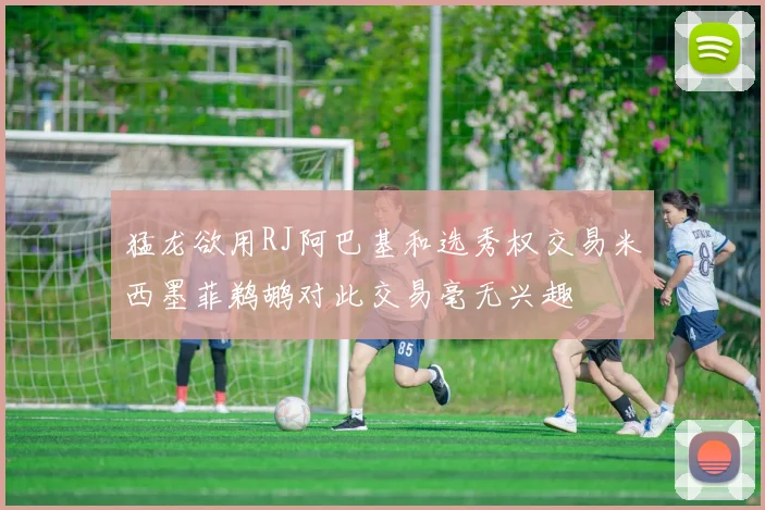 猛龙欲用RJ阿巴基和选秀权交易米西墨菲鹈鹕对此交易毫无兴趣